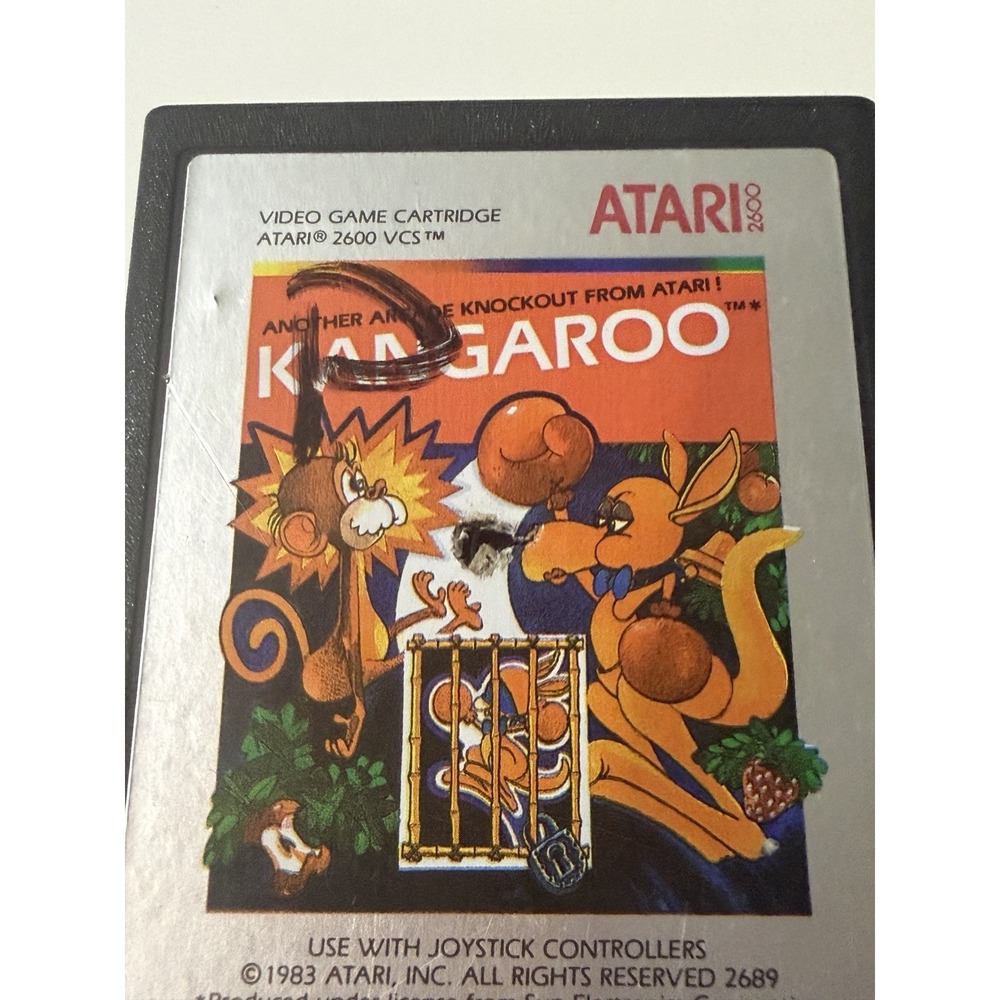 Kangaroo (Atari 2600, 1983) Cart Only - Picture 2 of 5